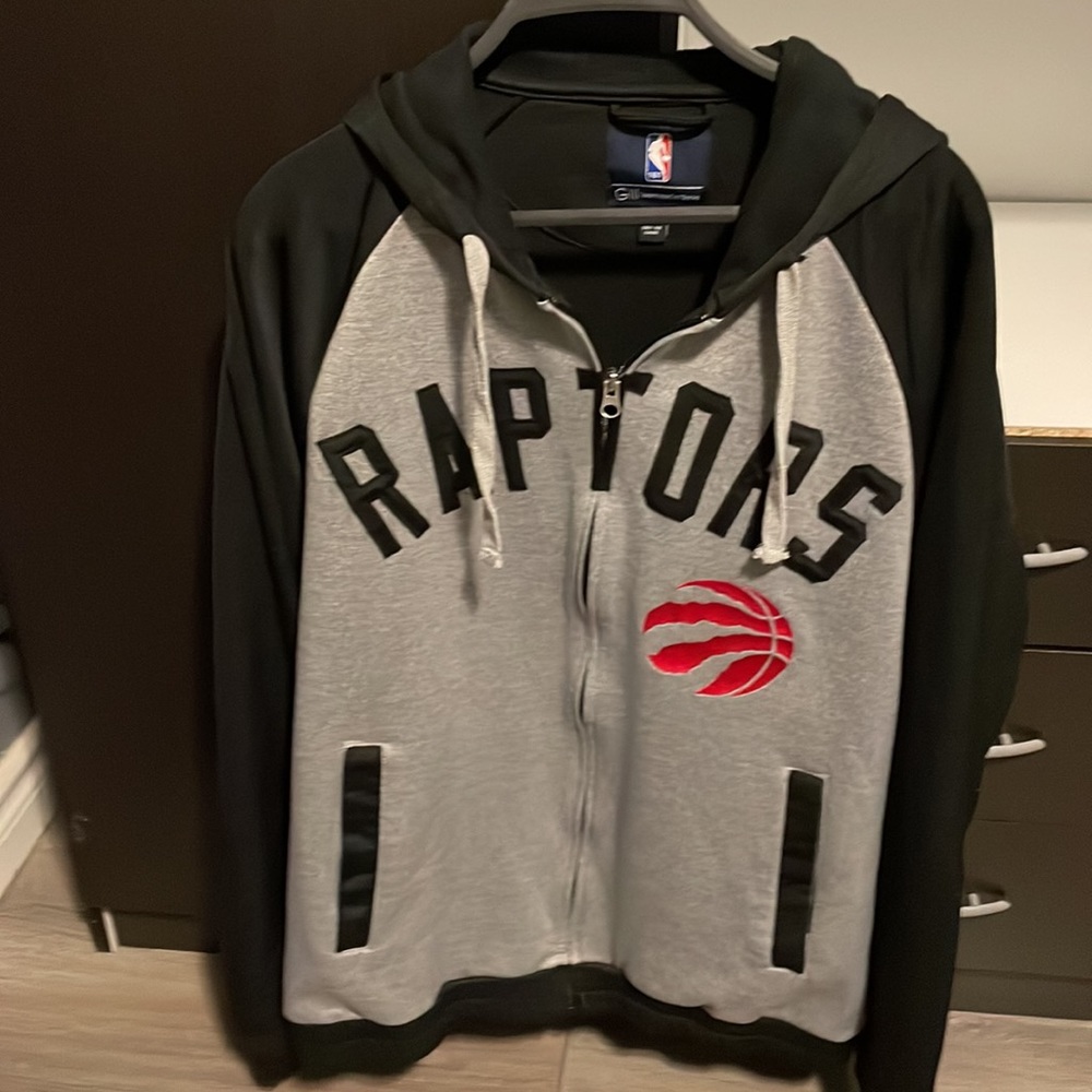 NBA Toronto Raptors Jacket with Hoodie - Picture 2 of 2